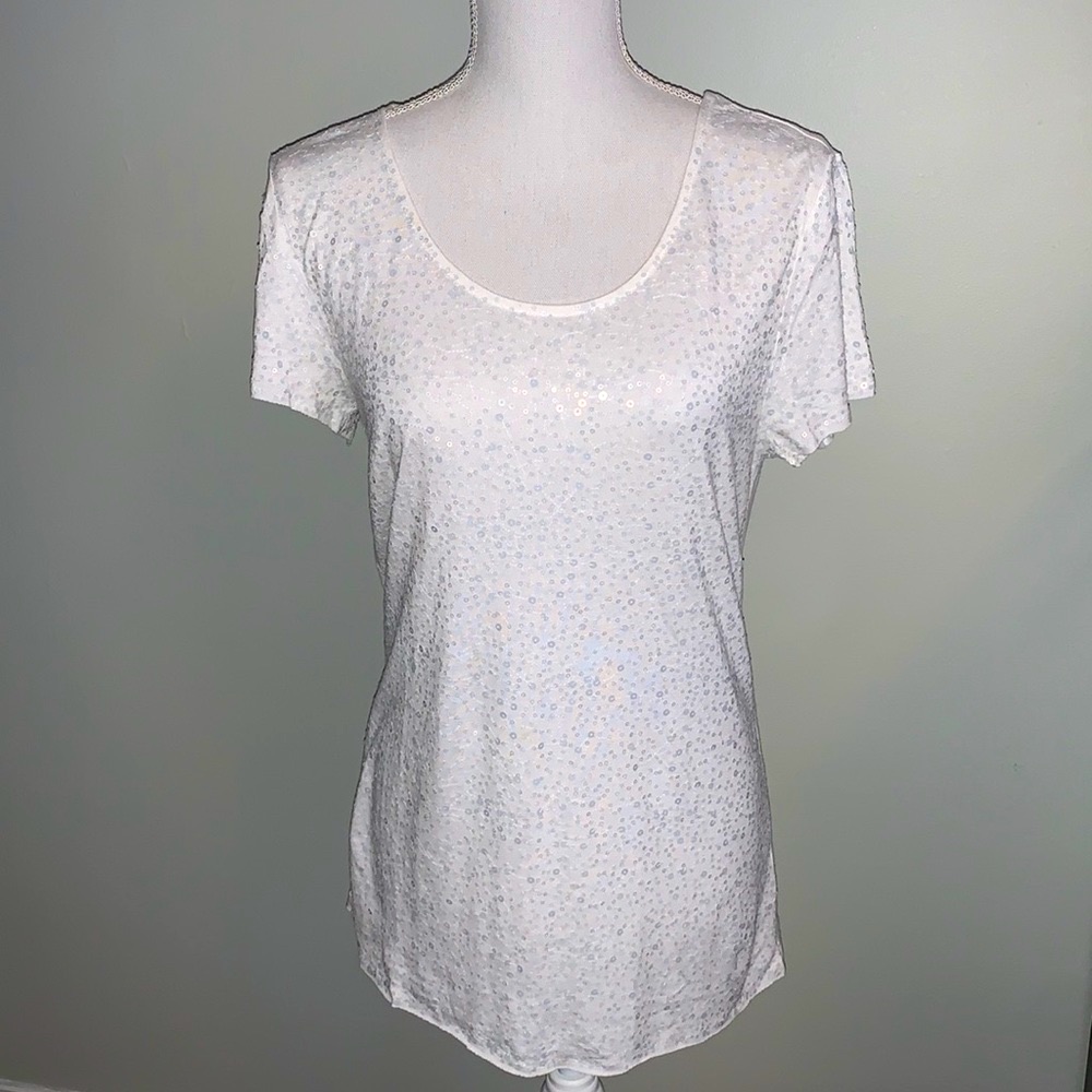 Sequin Front Velvet Brand Tee